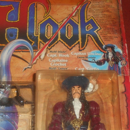Captain Hook collectible action figure 1991 Mattel used