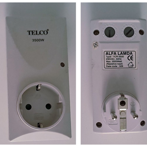 Telco remote-controlled plug set like new