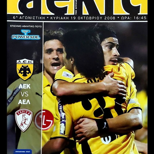AEK vs AEL (Larisa) match programs like new, set