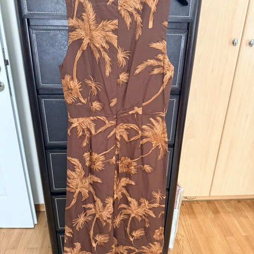 Mango jumpsuit with cutouts new, brown, size L