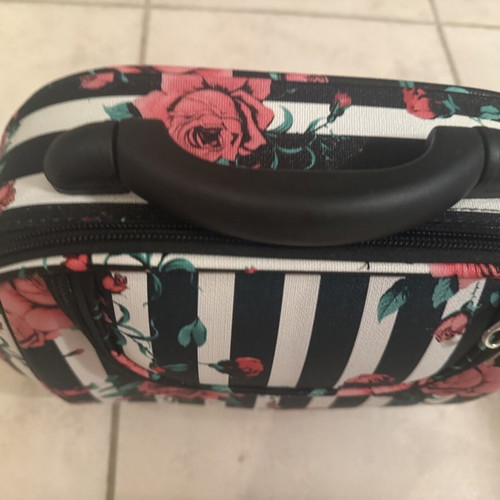Cosmetic bag like new, multicolored