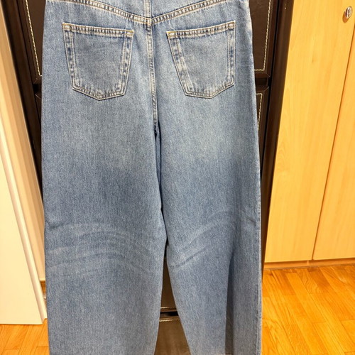 Zara Wide Leg Jeans Like New, Blue, Size M