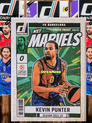 Net Marvels Press Proof Card Kevin Punter Barcelona Donruss Euroleague 2024-25 new