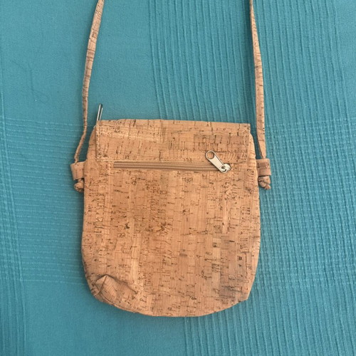 Bag made of cork used