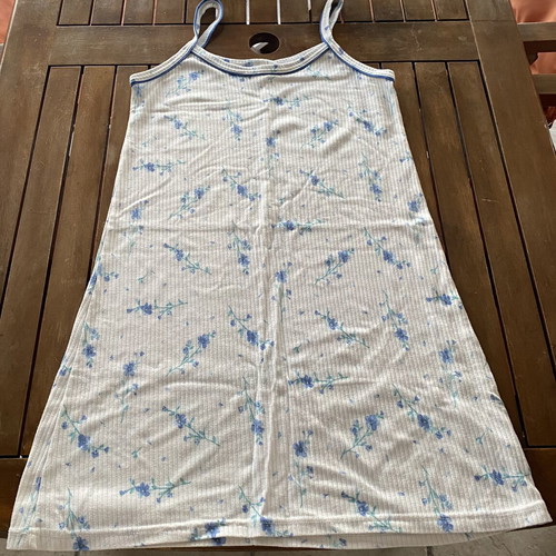 Women's nightgown like new, size S-M, beige and turquoise