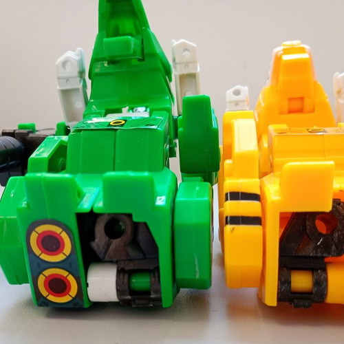 Robo Tiger & Robo Bear Robobeast Combo Set 1997 like new