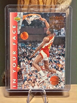 1992 Upper Deck Dominique Wilkins In Your Face #454 card like new
