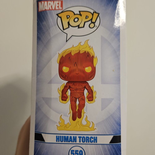 Human Torch Funko Pop #559 used with box
