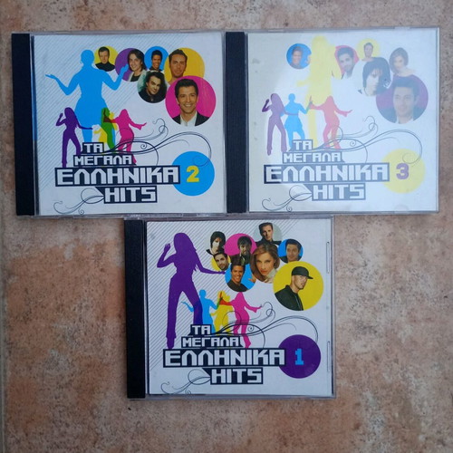 Ta Megala Ellinika Hits CD set used, pack of 3