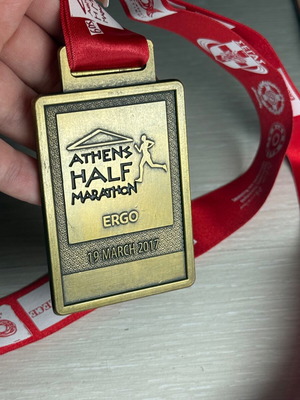 Athens Half Marathon Medal 2017 like new