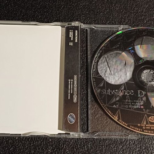 Substance D. Addictions CD used, metal