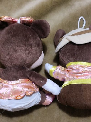 Λούτρινα Minnie μεταχειρισμένα, σετ 2 τεμαχίων