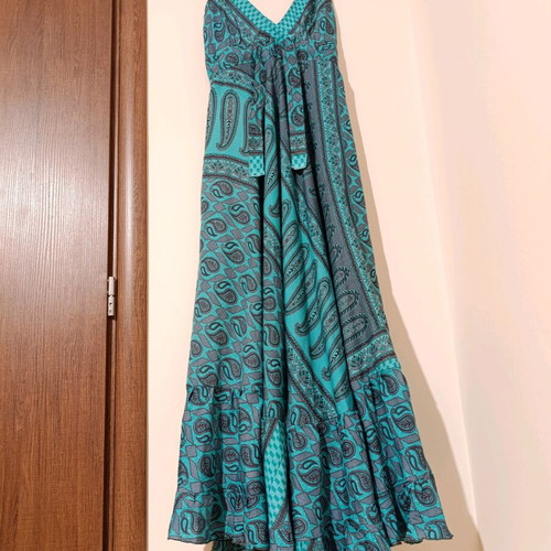 Floral dress like new, green, one size