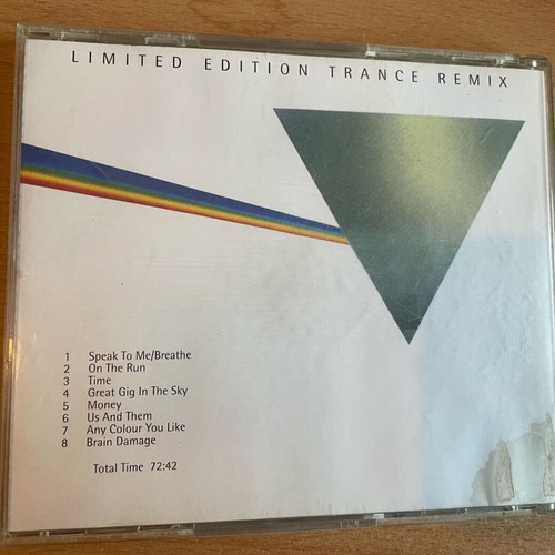 Pink Floyd Dark Side Of The Moon CD used, Limited Edition Trance Remix