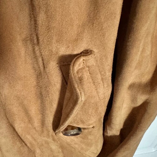 Mango Men’s Bomber Jacket Real Suede New XL