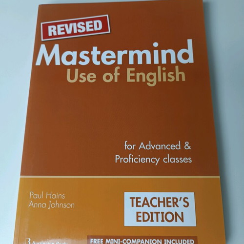 Mastermind Use of English Teacher’s Edition like new for advanced learners