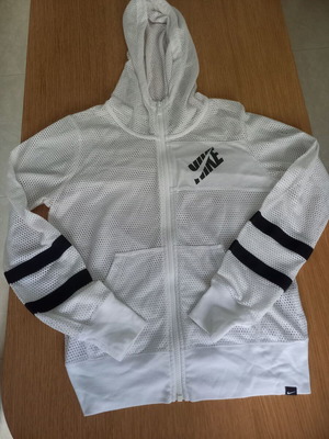 Nike women's mesh jacket used, size S, white and black