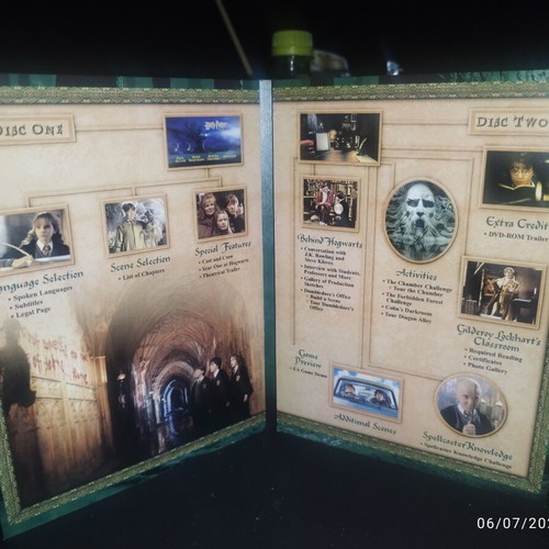 Harry Potter collectible DVD sets used, two collections with subtitles