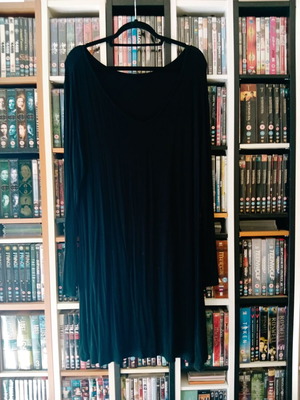 Shein Μαύρο Μακρυμάνικο Φόρεμα Size XL/XXL Σαν Καινούργιο