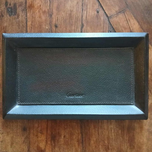 Cartier leather tray rare like new