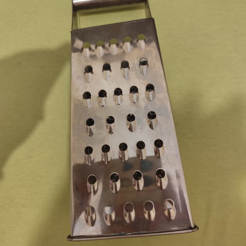 Square stainless steel grater like new