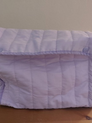 Stroller bag purple cotton like new