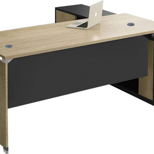 Project desks left and right, Sonoma - Grey shade