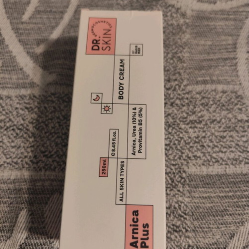 Dr Skin Body Cream Arnica Plus closed, unused