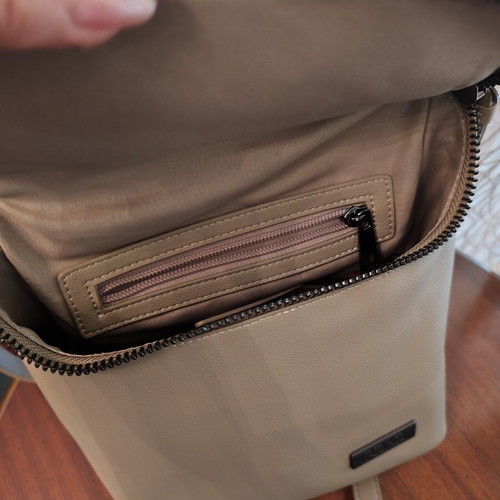 Polo Backbag new, beige, 24x23x12 cm