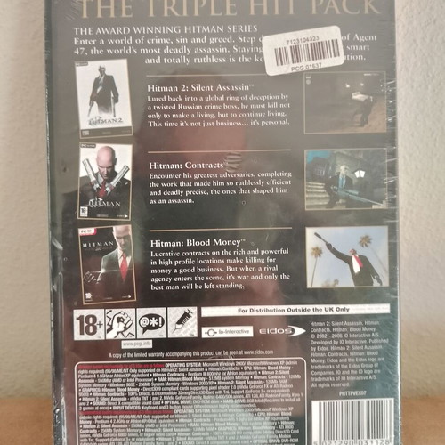 Hitman trilogy PC dvd-rom new sealed