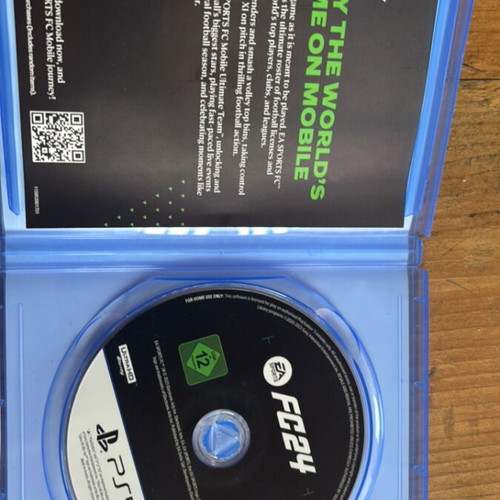 FC24 PS5 game like new, sports genre
