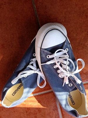 All star sneakers Converse καινούργια, μπλε τζην ύφασμα