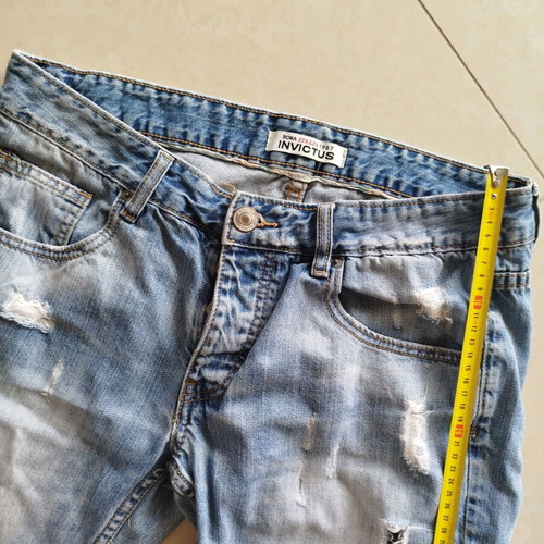 Denim bermuda shorts like new, size M, blue