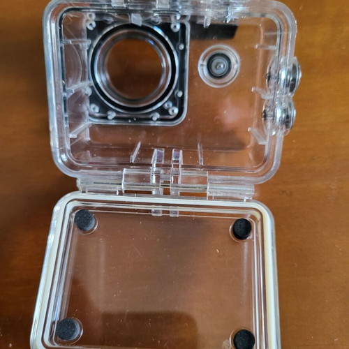 Waterproof protective housing for action camera with spare back new