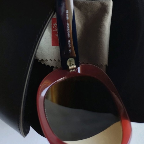 Ray-Ban Jackie Ohh II sunglasses used, model RB4098, burgundy