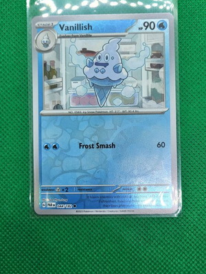 Vanillish 044/182 Paradox Rift Reverse Holo Pokemon καινούργιο
