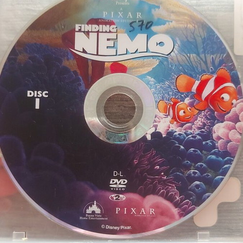 Walt Disney Finding Nemo and Toy Story 3 DVD, dubbed