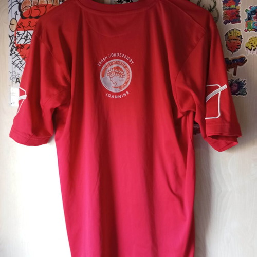 Olympiacos football shirt GINOVA used, Medium
