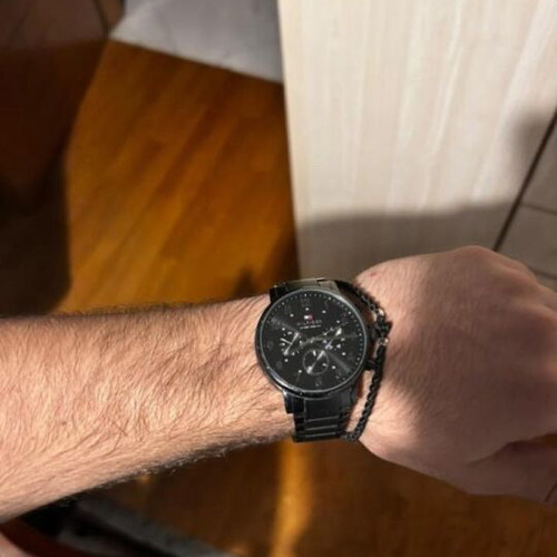 Tommy Hilfiger Daniel Multifunction men's watch like new, all-black