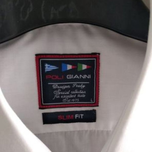 Poli Gianni dress shirt for boy 10-12 years like new, white
