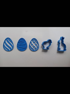3D Print Easter Cookie Cutters, New