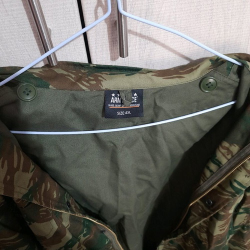Army Race military jacket new with removable lining