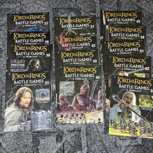 Lord of the Rings magazines like new, bundle