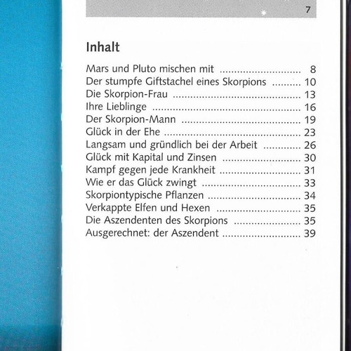 Skorpion by Georg Haddenbach hardcover book like new, German