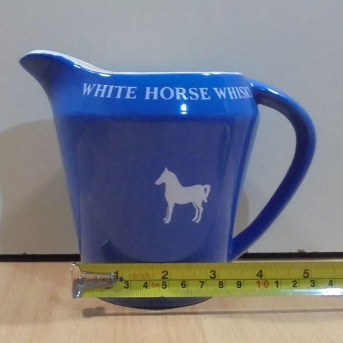 White Horse Scotch Whisky old promotional ceramic jug used