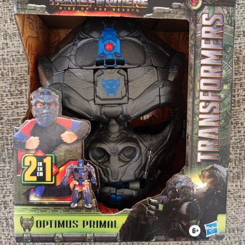 Hasbro Transformers Optimus Primal 2-in-1 mask like new