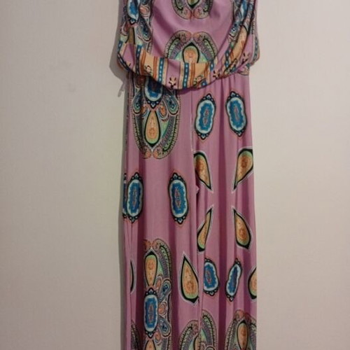 Kikiriki Strapless Jumpsuit Medium New, Colorful