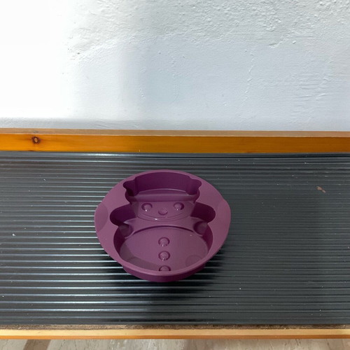 Tupperware Silicone Snowman Mold New