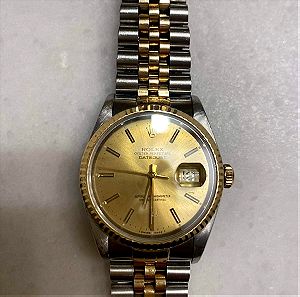 Rolex Day just 36mm gold and steel original