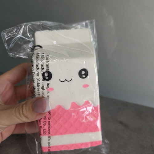 Milk squishy, large size, cute